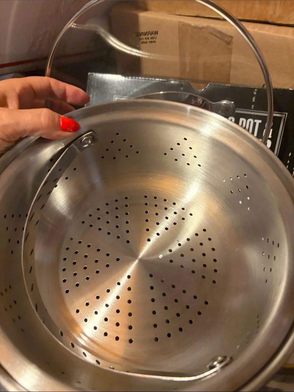Stainless Steel Soup Pot & Streamer Basket 4 Qt